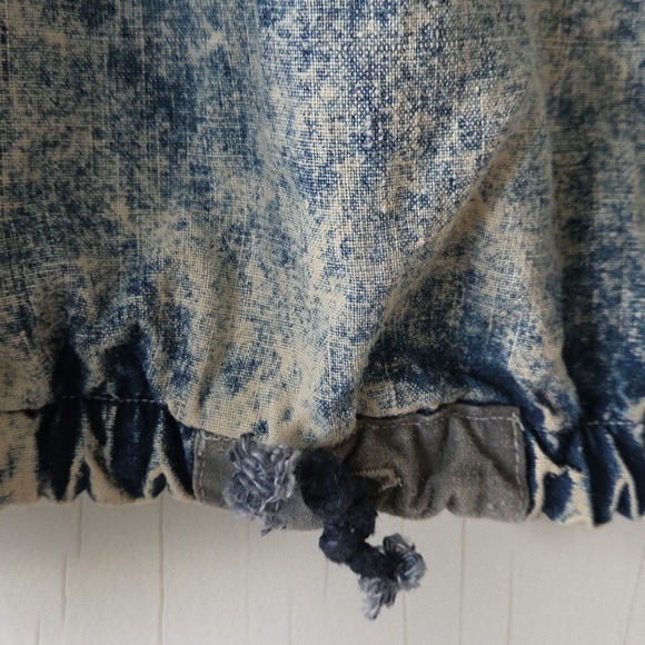 Vintage 80s Pullover Acid Wash Quarter Zip Jacket - Picture 8 of 13